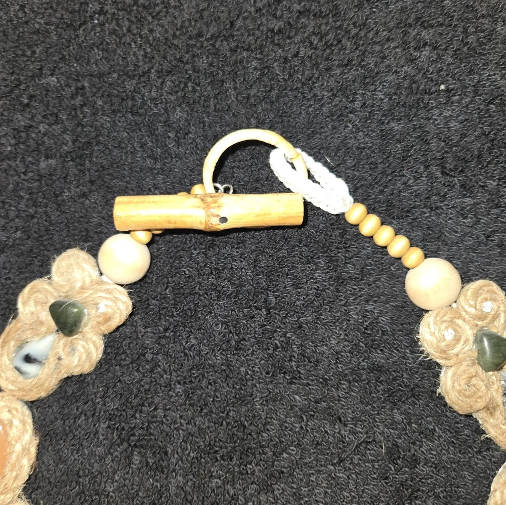FreePeople Elegant Beige Stone Necklace 20" - Picture 4 of 5